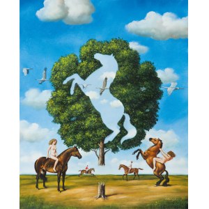 Rafał Olbiński (b. 1943), The Year of the Horse