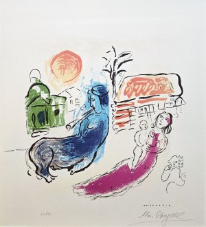 Marc Chagall (1887-1985), Litografia „Maternité au Centaur”, 1957