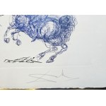 Salvador Dalí (1904–1989), *Combat de Cavaliers* (*Bleu Cavaliers*) from the series *La Vie est un Songe* (*Life Is a Dream*), 1971