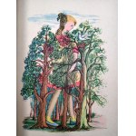 Lewis Carroll - Alice in Wonderland, Illustrations by Olga Siemaszko, Warsaw 1955 [First Edition, Vol. I]