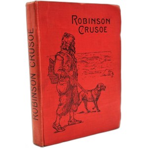 Daniel Defoe - Robinson Crusoe - Berlin ok. 1920 [ barwne ilustracje ]