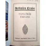 Daniel Defoe - Robinson Crusoe - Berlin ok. 1920 [ barwne ilustracje ]