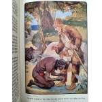 Daniel Defoe - Robinson Crusoe - Berlin ok. 1920 [ barwne ilustracje ]