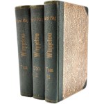 Karol May - WINNETOU - Complete Set, Volumes I–III, illustrations by Stanisław Rozwadowski, Warsaw 1956 [Decorative binding, first edition in this series]