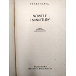 Franz Kafka - Short Stories and Miniatures, Warsaw 1961 [First edition, cover design by A. Stefanowski]