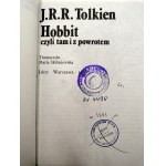 J.R.R. Tolkien - The Hobbit, or There and Back Again, Warsaw 1988