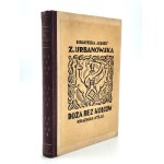 Zofja Urbanowska - A Rose Without Thorns - Short stories from the recent past set against the backdrop of the Tatra Mountains. - Książnica Atlas, Lviv / Warsaw 1928 [Cover design by K. Sopoćko. Tatra Mountains and Herbs]