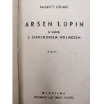 Maurycy Leblanc – Arsen Lupin v souboji se Sherlockem Holmesem, komplet svazků I–II, Varšava 1939 [ Umělecká vazba ]