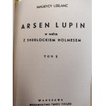 Maurycy Leblanc – Arsen Lupin v souboji se Sherlockem Holmesem, komplet svazků I–II, Varšava 1939 [ Umělecká vazba ]