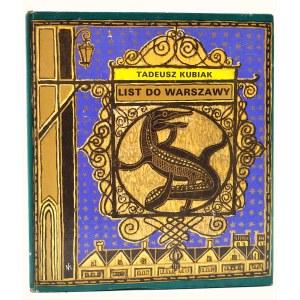 Tomasz Kubiak - Letter to Warsaw - Warsaw 1973 [First edition, illustrated by Józef Wilkoń]