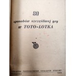 80 Ways to Play TOTO Successfully - LOTKA - Warsaw 1958