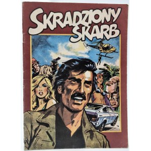 The Stolen Treasure - comic book, 1st edition, Warsaw 1986 [Cover design and illustrations by Jerzy Wróblewski]
