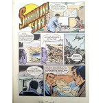 The Stolen Treasure - comic book, 1st edition, Warsaw 1986 [Cover design and illustrations by Jerzy Wróblewski]