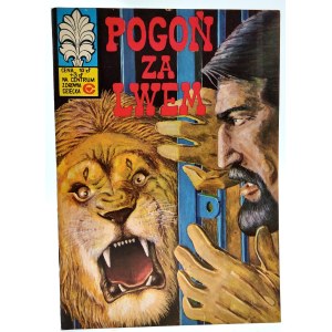 Captain Żbik - The Hunt for the Lion, Warsaw 1980 [2nd edition, comic book, in good condition, like new]