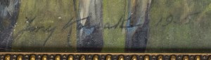 Jerzy Kossak (1886 Kraków - 1955 Kraków), Ułan pojący konia, 1935