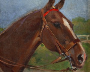 Jerzy Kossak (1886 Kraków - 1955 Kraków), Głowa konia