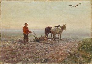 Adam Setkowicz (1879 Kraków - 1945 Kraków), Orka, 1911