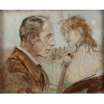 Vlastimil Hofman (1881 Prague – 1970 Szklarska Poręba), *Painter with a Muse*, 1918