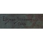 Emile Eisman-Semenowsky (1859 - 1911 ), Dwie damy z ptaszkiem