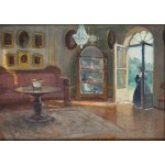 Bronisława Rychter-Janowska (1868, Kraków – 1953, Kraków), Interior of a Manor House