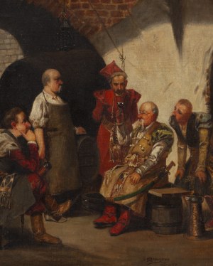Jan Czesław Moniuszko (1853 Wilno - 1908 Warszawa), Scena w karczmie, 1897