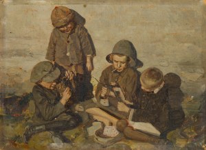 Franciszek Mrazek (1876 Czeskie Budziejowice - 1933 Spisske Bele), Gra w karty