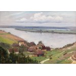 Włodzimierz Nałęcz (1865, Kyiv – 1946, Jeruzal near Skierniewice), Mięćmierz (“Village on the Vistula”), 1913