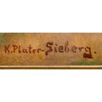 Kazimierz Plater-Zyberk (1879 Kirup, Dynaburg - 1964 Ashbury Park, New Jersey, USA), Wiejskie podwórko
