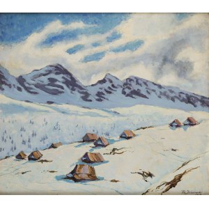Franciszek Jaźwiecki (1900, Kraków – 1946, Kudowa), Hala Gąsienicowa in Winter