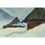 Leszek Stańko (1925, Sosnowiec – 2011, Katowice), Winter Landscape from Zakopane, 1963