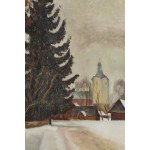 Józef Krzyżański (1898, Hnilice, Ukraine – 1987, Poznań), Winter Landscape (recto) / Female Nude (verso), 1931