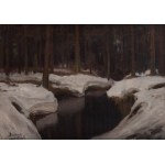 Roman Bratkowski (1869 Lviv – 1954 Wieliczka), Forest Stream (“March”), 1915