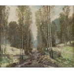 Konstanty Mackiewicz (1894 Małoryta k. Brześcia - 1985 Łódź), Pejzaż leśny