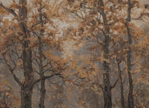 Wiktor Korecki (1890 Kamieniec Podolski - 1980 Milanówek k. Warszawy), Pejzaż jesienny