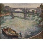 Maria Melania Mutermilch \ Mela Muter (1876 Warsaw – 1967 Paris), A Boat on the Rhône River, 1950s