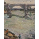 Maria Melania Mutermilch \ Mela Muter (1876 Warsaw – 1967 Paris), A Boat on the Rhône River, 1950s