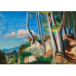 Henryk Hayden (1883, Warsaw – 1970, Paris), View of Mougins, 1941