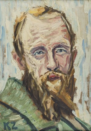 Kazimierz Zieleniewski (1888 Tomsk na Syberii - 1931 Neapol), Autoportret