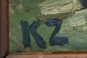 Kazimierz Zieleniewski (1888 Tomsk na Syberii - 1931 Neapol), Autoportret
