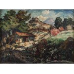 Maurice Vagh-Weinmann (1899 - 1966 ), Pejzaż wiejski z Les Granettes, 1957