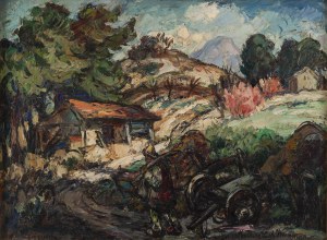Maurice Vagh-Weinmann (1899 - 1966 ), Pejzaż wiejski z Les Granettes, 1957