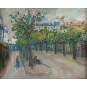 Jakub Zucker (1900 Radom - 1981 Nowy Jork), Uliczka w mieście