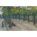 Jakub Zucker (1900 Radom - 1981 Nowy Jork), Uliczka w mieście