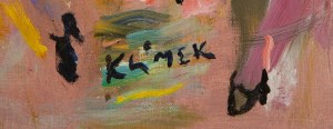 Ludwik Klimek (1912 Skoczów - 1992 Francja), Tancerki kankana w Mouiln Rouge