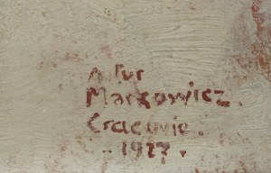 Artur Markowicz (1872 Kraków - 1934 Kraków), Wędrowni muzykanci, 1927