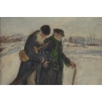 Artur Markowicz (1872, Kraków – 1934, Kraków), Wandering Musicians, 1927
