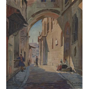 Max Haneman (Hanneman) (1882 Łódź - 1944 ), Ulica Ecce Homo w Jerozolimie
