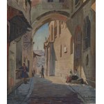 Max Haneman (Hanneman) (1882 Łódź - 1944 ), Ulica Ecce Homo w Jerozolimie