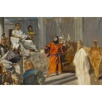 Jan Czesław Moniuszko (przypisywany) (1853 - 1908), Chrystus przed Piłatem