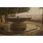 Felix Possart (1837 Berlin – 1928 Berlin), Fountain on Monte Pincio in Rome